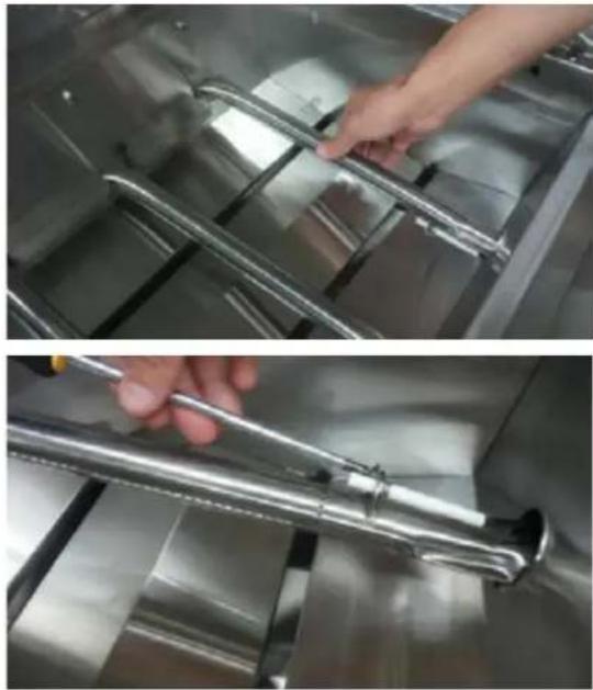 InAlto IBBQBI6B - INSTRUCTIONS FOR CONVERTING THE MAIN BURNER - 6