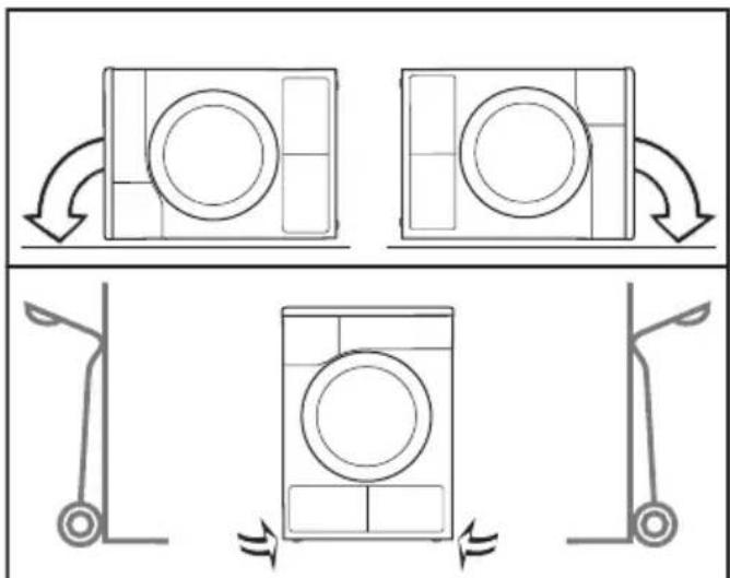 MIELE TWV780WPS - Transporting the tumble dryer - 1