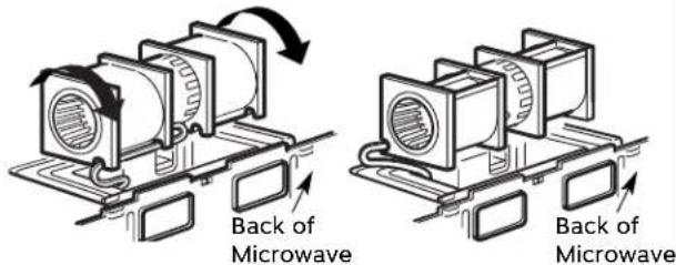 Back of Microwave Back of Microwave