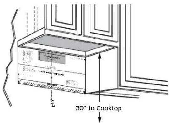 30" to Cooktop