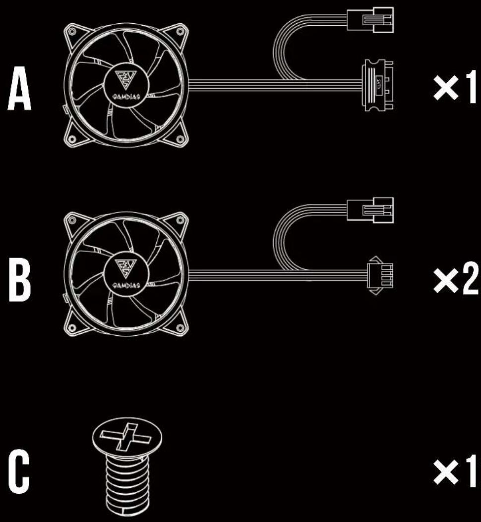Gamdias AEOLUS M2-1203 LITE - Package Contents - 1