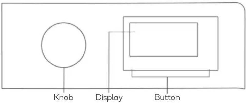 Knob Display Button