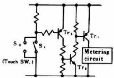 S₁ (Touch SW.) S₂ Tr₁ Tr₂ Tr₃ Metering circuit