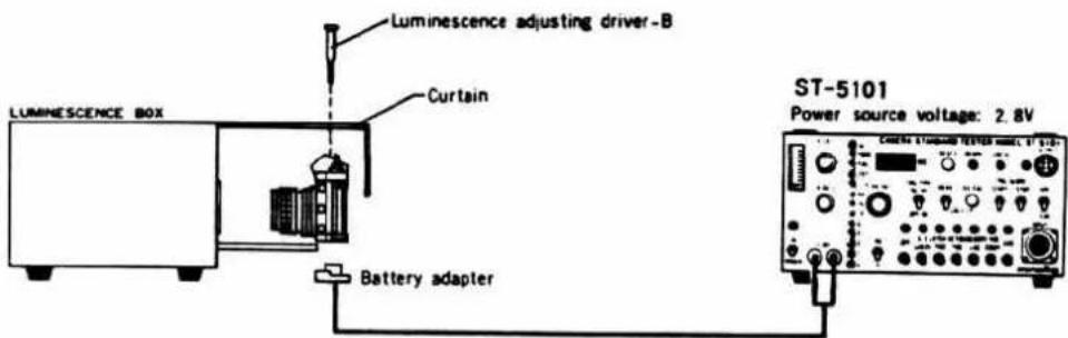 LUMINESCENCE BOX Luminescence adjusting driver-B Curtain Battery adapter ST-5101 Power source voltage: 2.8V