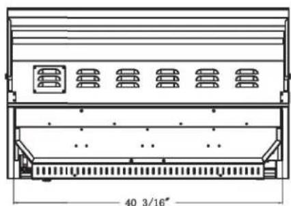 XO XOGOK36V1 - BUILT IN GRILL DIMENSIONS - 7