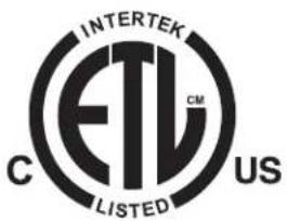 INTERTEK ETL US C LISTED