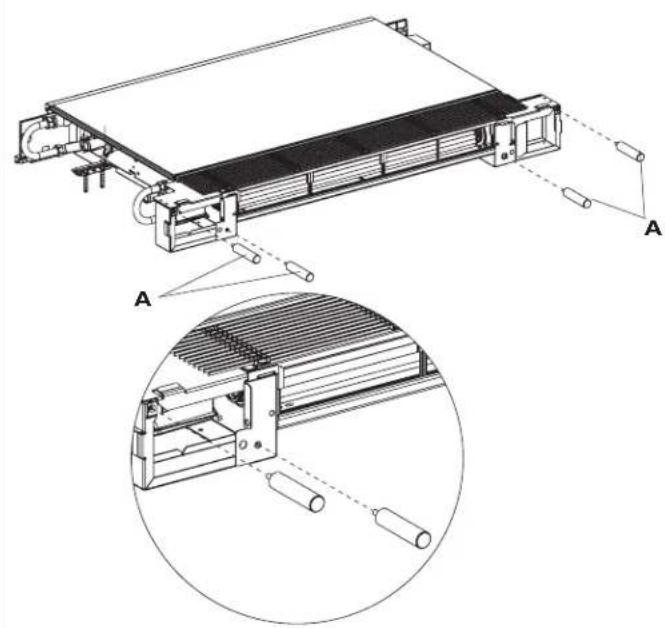 DAIKIN EKFA - Feet kit for vertical wall mounted installation - 2