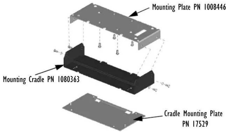 Mounting Plate PN 1008446 Mounting Cradle PN 1080363 Cradle Mounting Plate PN 17529