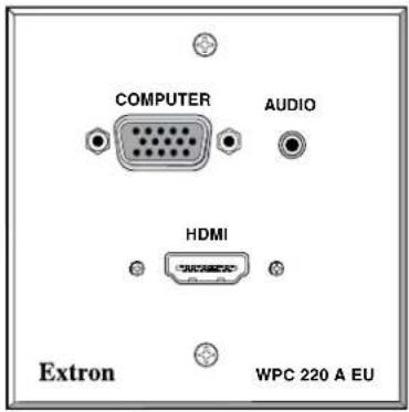 COMPUTER AUDIO HDMI Extron WPC 220 A EU
