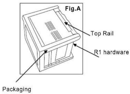Fig.A Top Rail R1 hardware Packaging