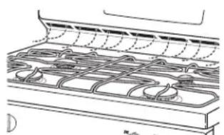 Technical line drawing of a multi-layered storage or rack system with no visible text or symbols