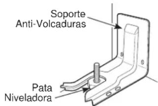 Soporte Anti-Volcaduras Pata Niveladora