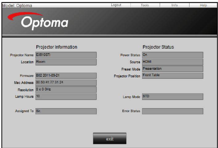 OPTOMA ZU650 - Appuyez sur « Entrée ». - 2