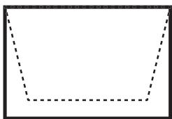 OPTOMA ZU650 - Correction trapèze Vert. - 1