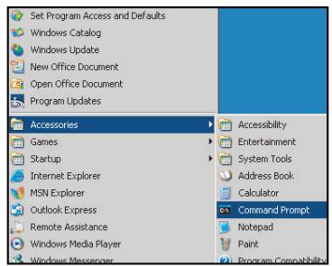 Set Program Access and Defaults Windows Catalog Windows Update New Office Document Open Office Document Program Updates Accessories Games Startup Internet Explorer MSN Explorer Outlook Express Remote Assistance Windows Media Player Windows Messenger Accessibility Entertainment System Tools Address Book Calculator Command Prompt Notepad Paint Program Compatibility