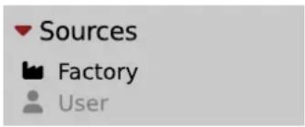 Sources Factory User