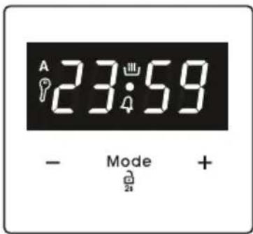 A 23:59 - Mode +