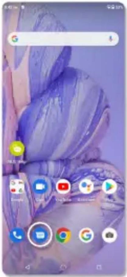 Screenshot of a mobile app home screen with Chinese UI icons and a weather-themed wallpaper background