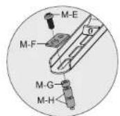 Mount-It! MI-509B - Attaching the VESA Arms to the TV (With Spacers) - 6