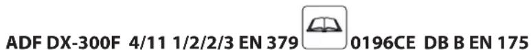 ADF DX-300F 4/11 1/2/2/3 EN 379 0196CE DB B EN 175