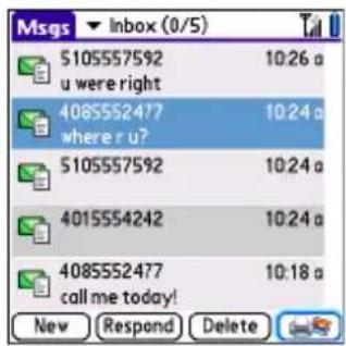 Msgs 5105557592 u were right 4085552477 where r u? 5105557592 4015554242 4085552477 call me today! New Respond Delete