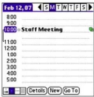 Feb 12,07 8:00 9:00 10:00 Staff Meeting 11:00 12:00 1:00 2:00 3:00 4:00 5:00 Details New Go To