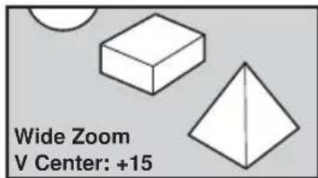 Wide Zoom V Center: +15