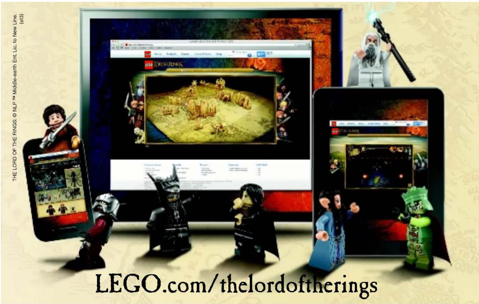 THE LORD OF THE RINGS: © NLP™ Middle-earth Ent. Lic. to New Line. (s13) LEGO.COM/thelordoftherings