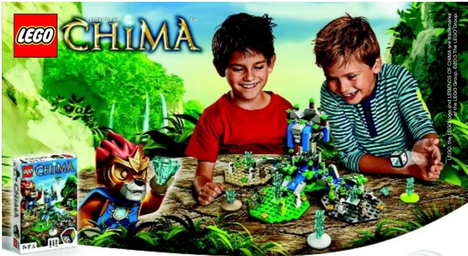 LEGOG LEGENDS OF CHIMA™ CHIMA LEGOG, the LEGO logo and LEGENDS OF CHIMA are trademarks of the LEGO Group. ©2013 The LEGO Group.