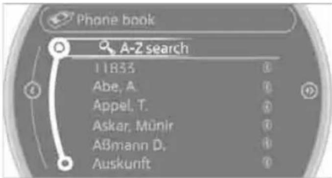 Phone book A-Z search 11833 Abe, A Appel, T. Askar, Münir ABmann D. Auskunft