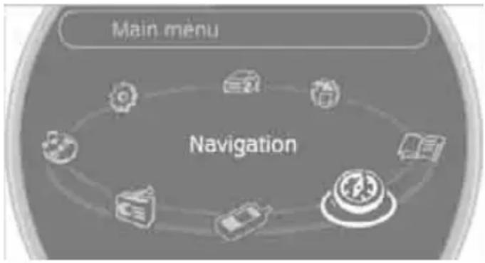 graph TD A["Main menu"] --> B["Device Icon"] A --> C["Document Icon"] A --> D["Mobile Device Icon"] A --> E["Car Icon"] A --> F["Wheel Icon"] A --> G["Balance Box Icon"] H["Navigation"] --> I["Device Icon"] H --> J["Document Icon"] H --> K["Mobile Device Icon"] H --> L["Car Icon"]