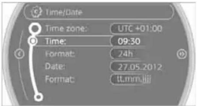 Time/Date Time zone: UTC +01:00 Time: 09:30 Format: 24h Date: 27.05.2012 Format: tL.mm.jjj
