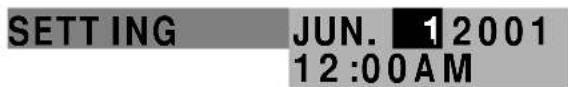 SETTING JUN. 1 2001 12:00AM