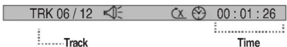 TRK 06 / 12 00 : 01 : 26 Track Time