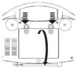 Top-down schematic of a vehicle's rearview system showing engine, dashboard, and control panel (no text or labels)