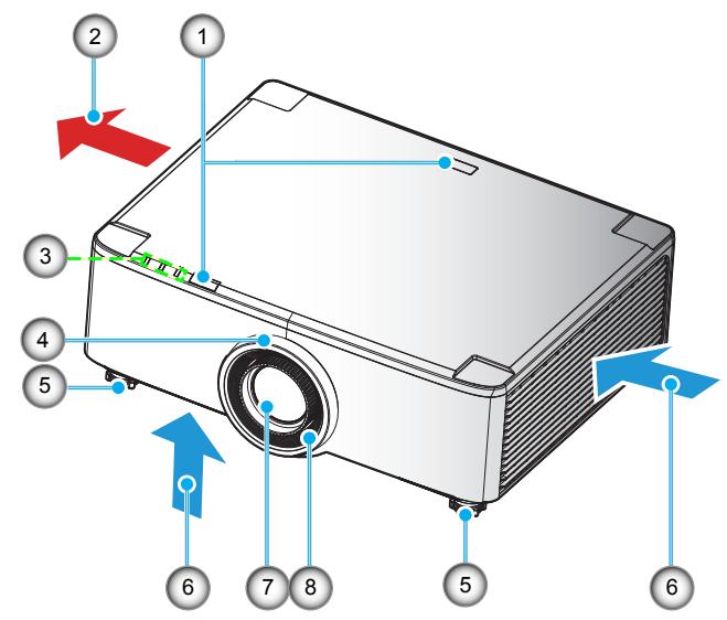 OPTOMA ZU720T - Accessoires standard - 1