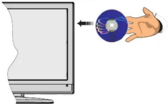 NEVIR NVR-7502-19HDD-B - How to Watch a DVD - 1