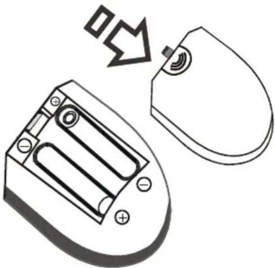 NEVIR NVR-7502-19HDD-B - Inserir as pilhas - 1
