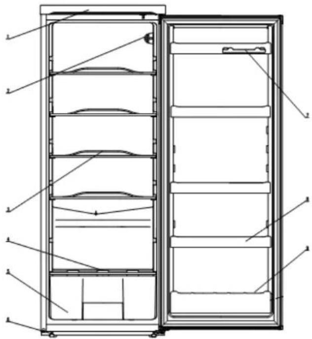 Jocel JF-260L - DESCRIPCIÓN GENERAL DE LA NEVERA - 1