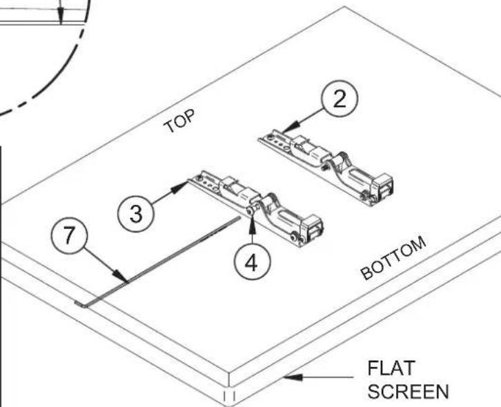 TOP 2 3 4 7 BOTTOM FLAT SCREEN