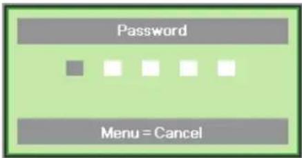 Password Menu = Cancel