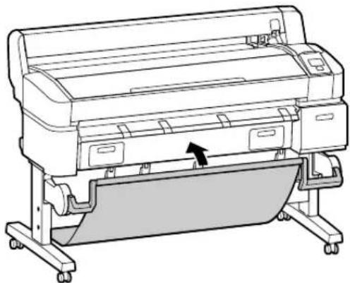 EPSON T5070 - Colocação de papel em rolo - 1