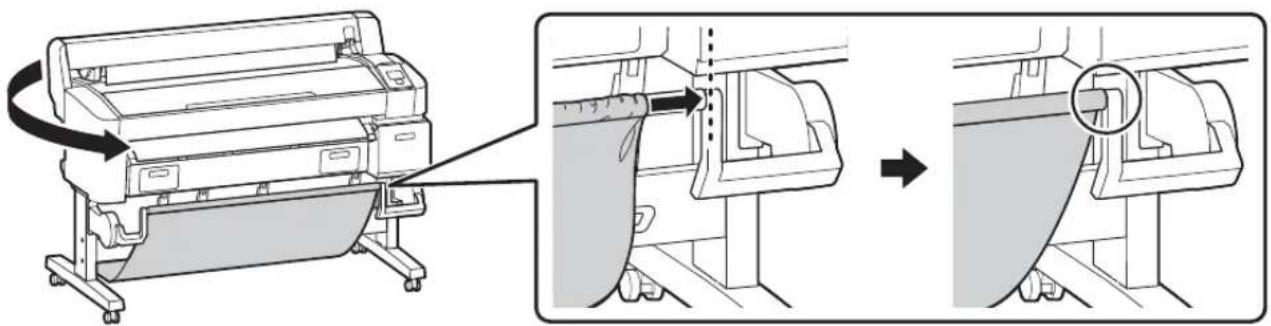 EPSON T5070 - Anexação da cesta de papel - 14