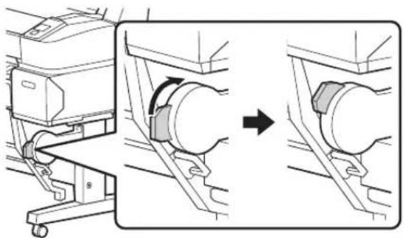 EPSON T5070 - Anexação da cesta de papel - 9