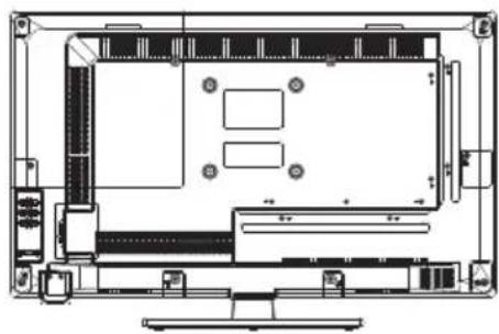 TV Star LED24F4 - Fix the TV on the wall - 1