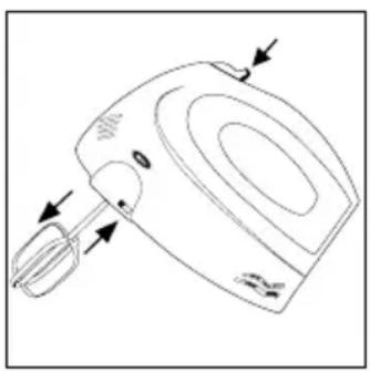 OSTER FPSTHS2611-013 - INSERTING/ EJECTING BEATERS & DOUGH HOOKS - 1