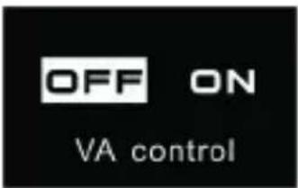 OFF ON VA control