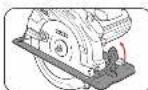 Ozito CSL-235 - MAKING A CUT - 2
