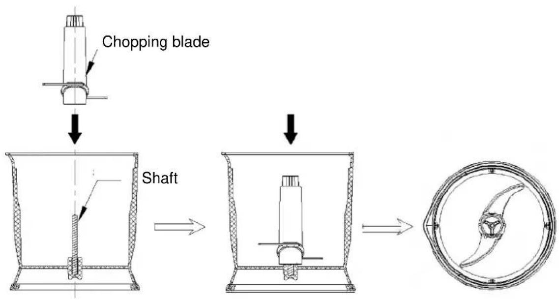 Chopping blade Shaft
