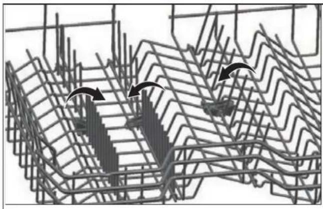 Euromaid EDW14S - Collapsible upper basket wires - 1